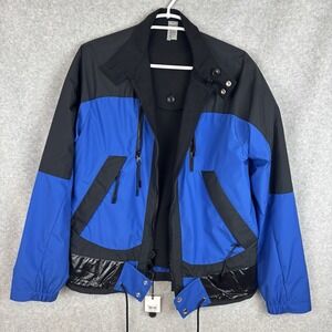 NWT Coach Men's Reversible Harrington Windbreaker Full Zip Up Jacket Size 46